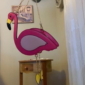 !BUNDLE! Flamingo purse with flamingo key chain